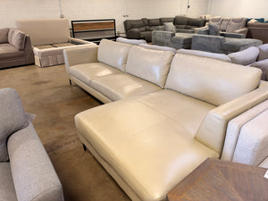 Odette 2-Piece Leather Sectional