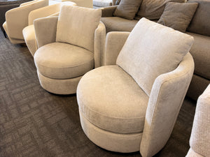 Davos Fabric 2-Pack Chairs - Gray