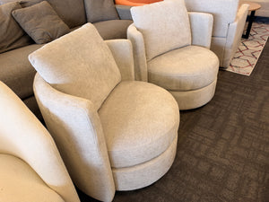 Davos Fabric 2-Pack Chairs - Gray