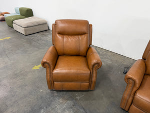Grayson 3-piece Leather Power Reclining Set with Power Headrests and Lumbar - Sofa, Loveseat, and Recliner