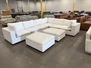 Lowell 8-Piece Modular Sectional - White