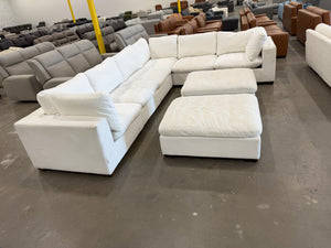 Lowell 8-Piece Modular Sectional - White