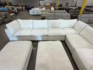 Lowell 8-Piece Modular Sectional - White