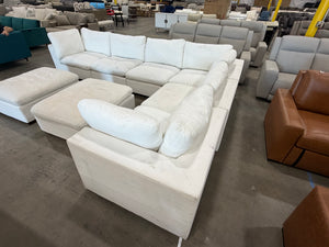 Lowell 8-Piece Modular Sectional - White