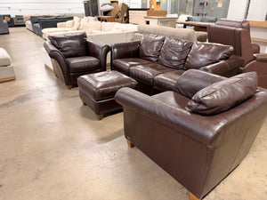Leather Sofa & Chair Set