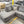 Gray Double Chaise U-Shaped Sectional with Accent Pillows