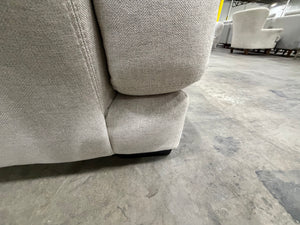 Oversized Cream Sofa, Loveseat & Ottoman Set