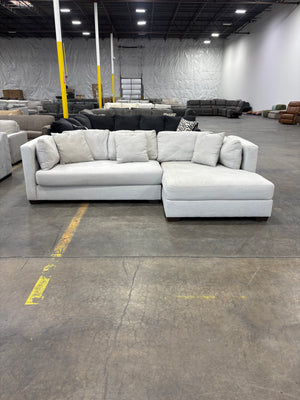 Light Gray RAF Chaise Sectional