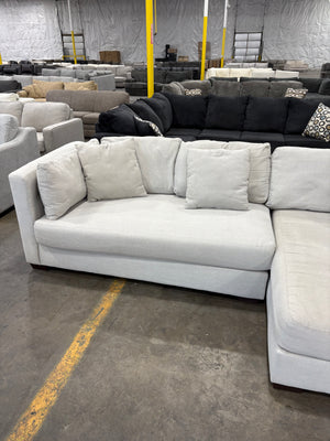 Light Gray RAF Chaise Sectional