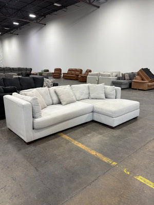 Light Gray RAF Chaise Sectional
