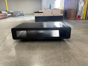 Black West Elm Coffee Table