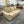 Beige Microfiber 3-Seat Sofa with Flared Arms