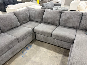 Large Gray Sectional W/ Chaise