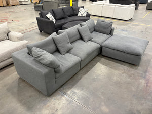 Grey Modular Cloud Sectional