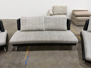Zuri Modern 3-Piece Loveseat, Chair & Chaise Lounge Set