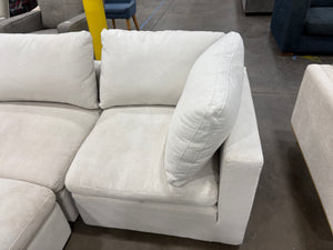 4Pc Cream Cloud Sectional
