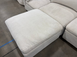 4Pc Cream Cloud Sectional