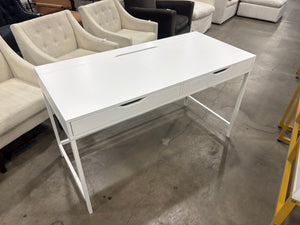 White Desk w/ Storage