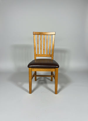 Wood & Leather Chair