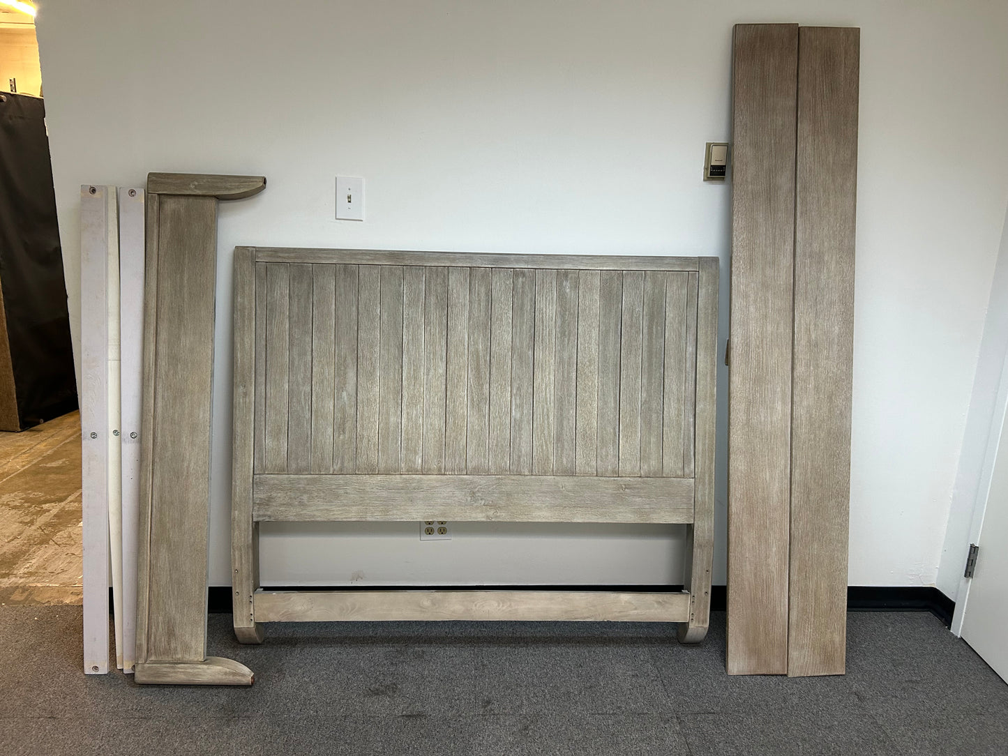 Gray Bassett Furniture Queen Bedframe