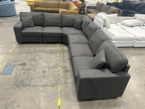 6-Pc Modular Dark Gray Sectional
