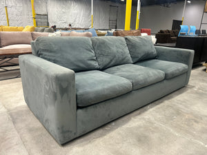 Room & Board Blue Velvet Taft Sofa (by American Leather)