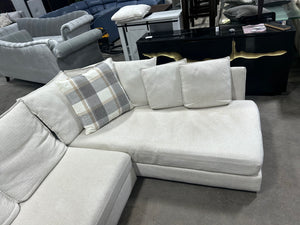 West Elm 2-Pc Serene Chaise Sectional (Natural)