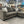 Contemporary Taupe Reversible Chaise Sectional