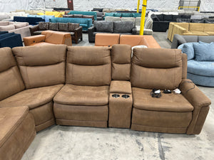 Gilman Creek Simms Power Reclining Sectional w/Power Headrests