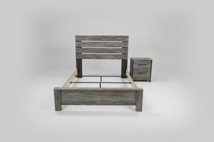 Queen Ashley Bed Frame and Nightstand