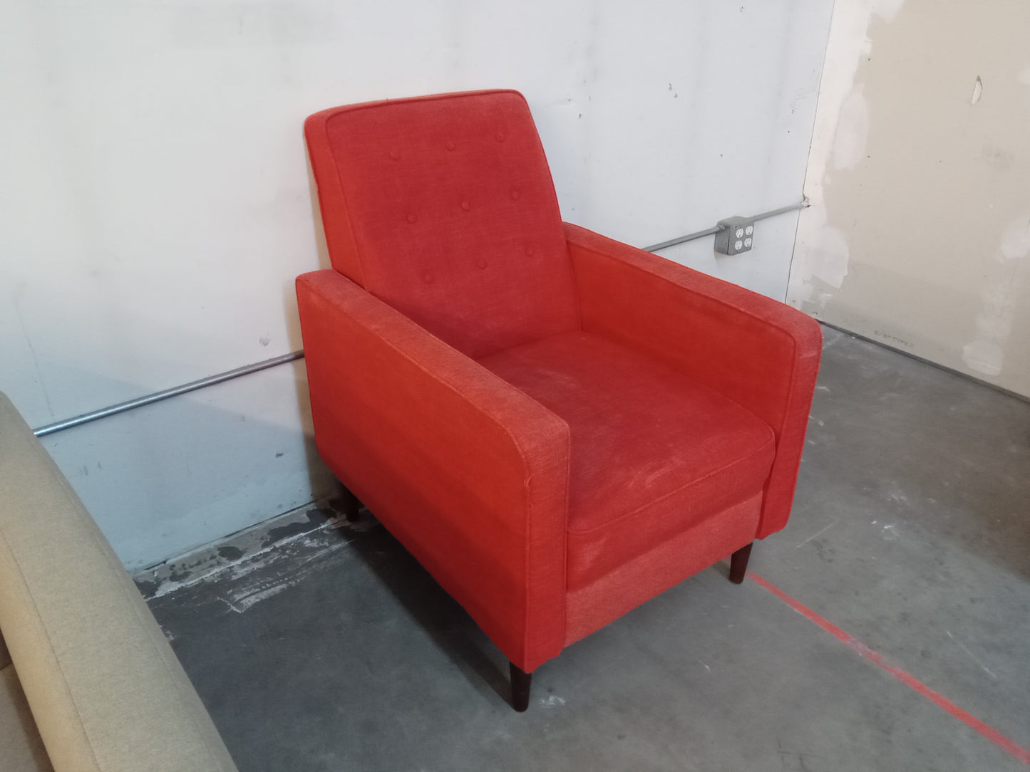 Orange Accent Chair