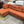 Ashley Burnt Orange Dual Chaise Sleeper Sectional