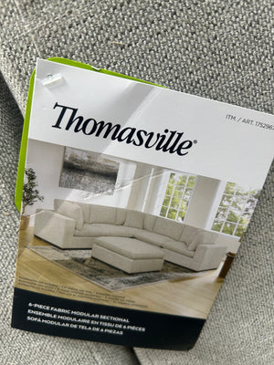 Thomasville Lowell 6-Piece Modular Sectional (Light Gray)