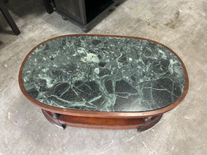 Beryl Stone & Wood Coffee Table