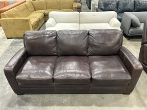 Dreamliner Top-Grain Leather Queen Sleeper Sofa