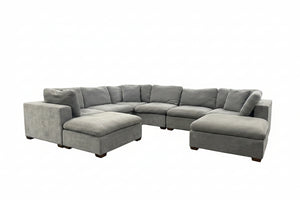 Thomasville Lowell 8-Piece Modular Sectional (Dark Gray)