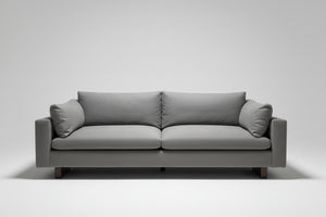 West Elm 92” Harmony Swoop Sofa (Pewter Gray)