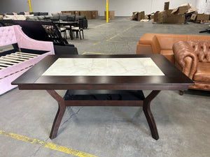 Reno Dining Table w/Marble Center