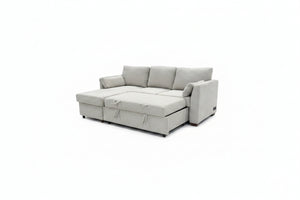 Coddle Luke Trundle Sleeper Sofa w/Reversible Chaise (Beige)