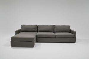 American Signature 2-Pc Gray Jasper Chaise Sectional