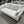 Albany Park 82” White Bouclé MCM Sofa