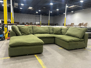 Joybird Bryant 5-Pc Modular Sectional (Faithful Olive)