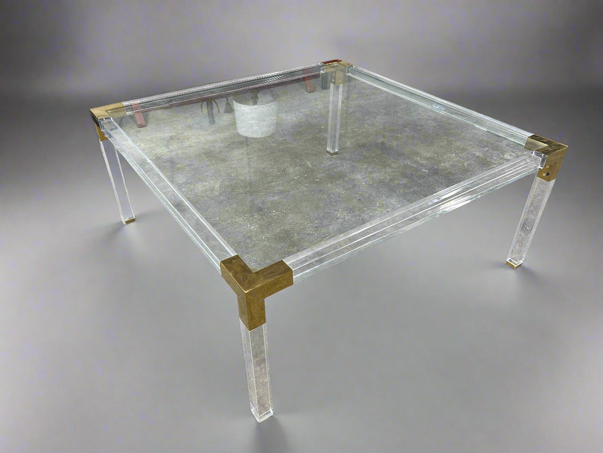 Glass & Acrylic Sentry Coffee Table