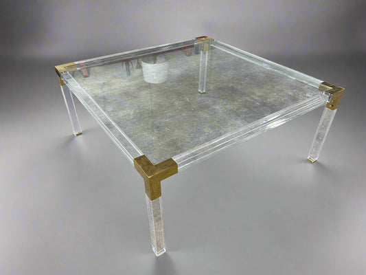 Glass & Acrylic Sentry Coffee Table