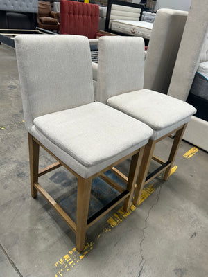 Aiden & Ivy Rylee Fabric Counter Stool Set