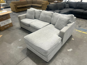 Jonathan Louis Light Gray Chaise Sectional