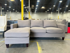 World Market Taupe Reversible Chaise Sectional