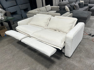 Homebody White Modular Power Recliner Sofa