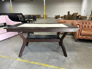 Reno Dining Table w/Marble Center