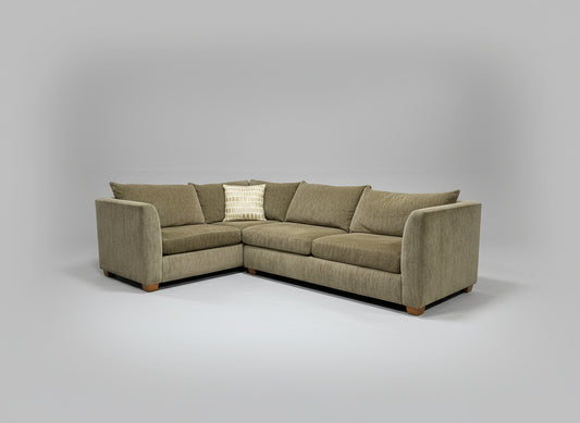 Jonathan Louis Contemporary 2-Pc Light Brown Sectional